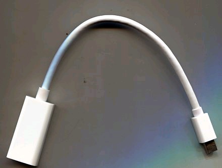 ПЕРЕХОДНИК Mini Displayport(m)-HDMI(f) 20см KRAULER KR-IP-miniDP-HDMI